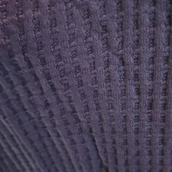 Velvet by Graham & Spencer Navy Waffle Knit Cardigan Women Size S - Picture 4 of 16